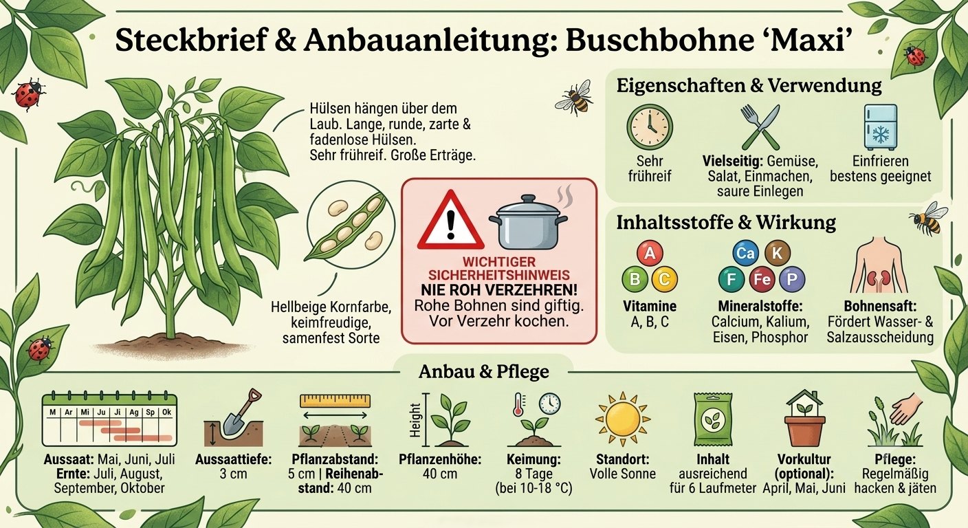 Buschbohnen Maxi