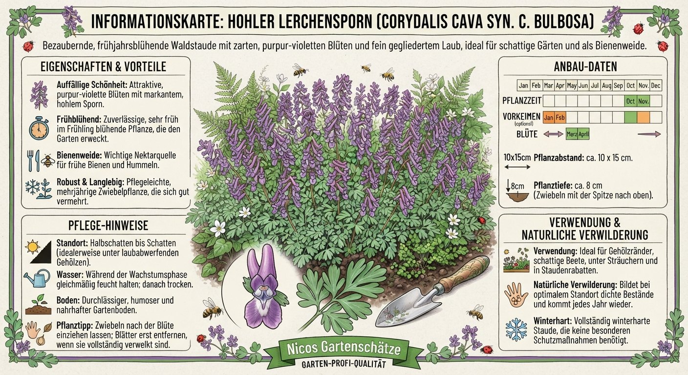 Corydalis cava Hohler Lerchensporn (5 Stück)