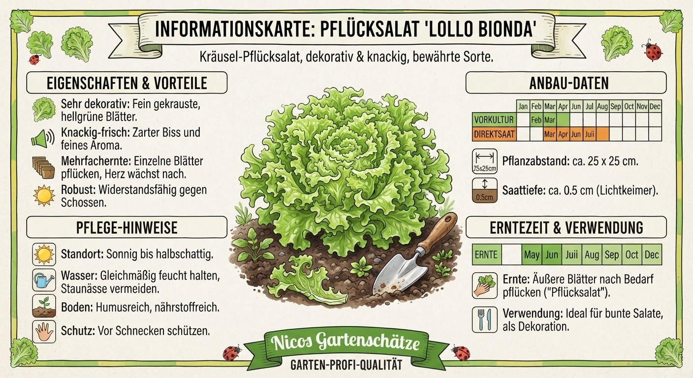 Pflücksalat Lollo Bionda