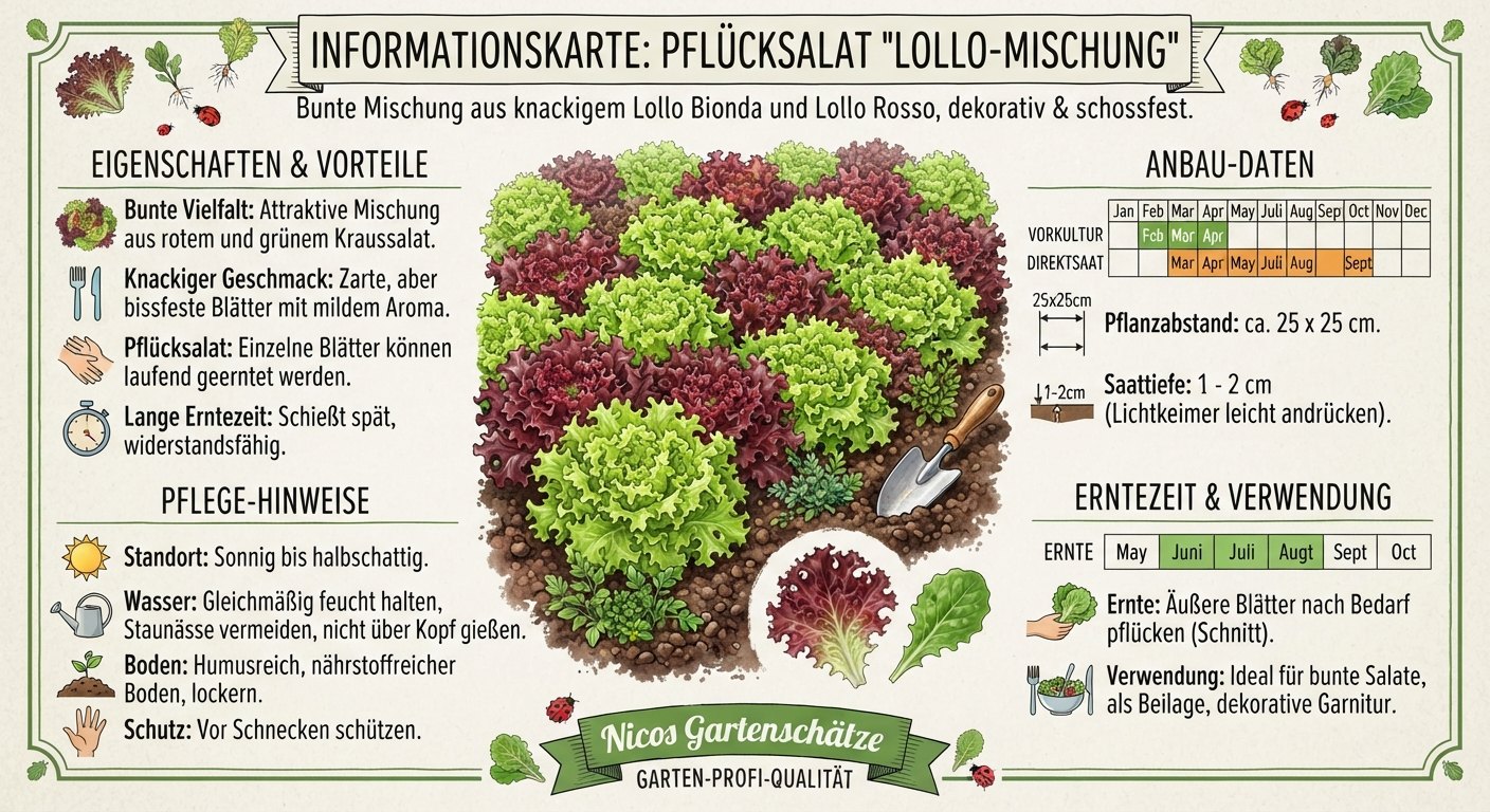 Pfluecksalat Lollo Mischung