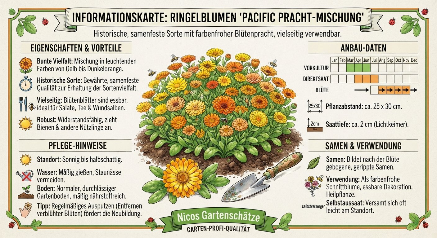 Ringelblumen Pacific Beauty Mischung
