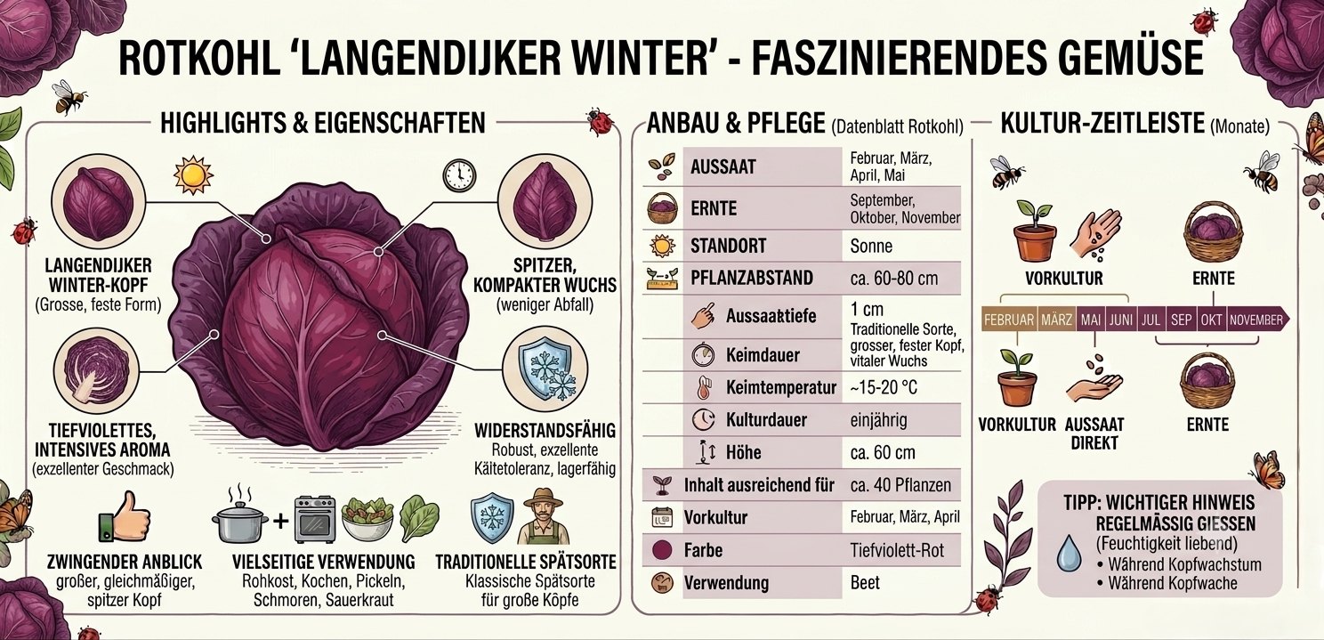 Rotkohl Langendijker Winter