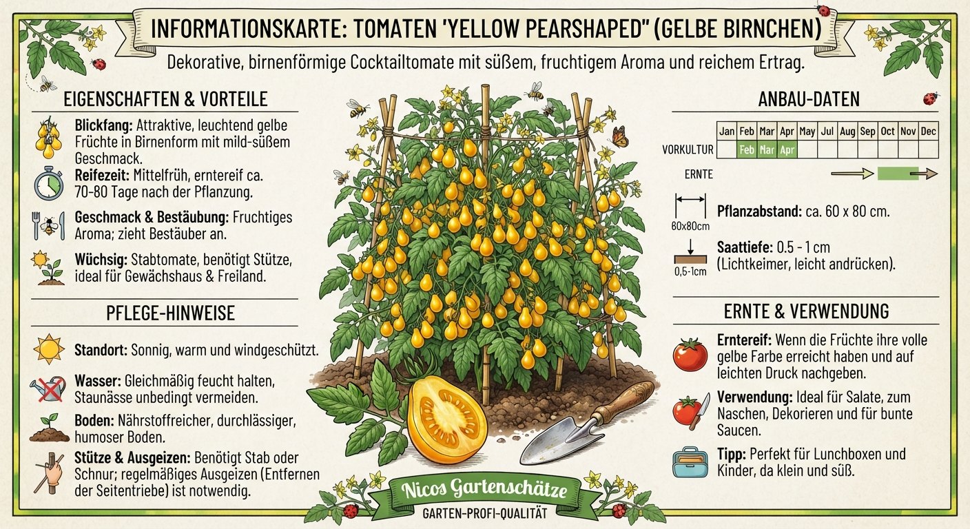 Tomaten Yellow Pearshaped