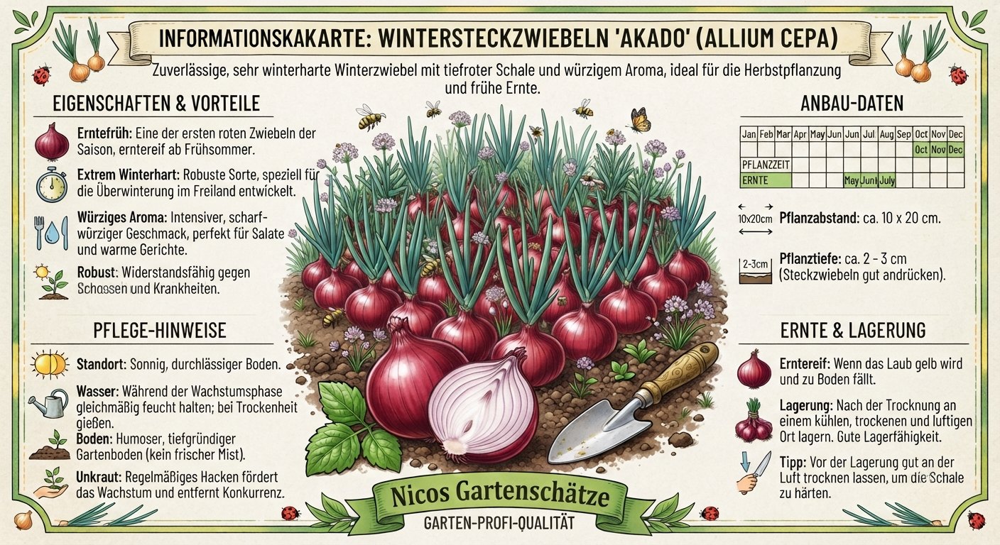 Wintersteckzwiebeln Akado (250 g)