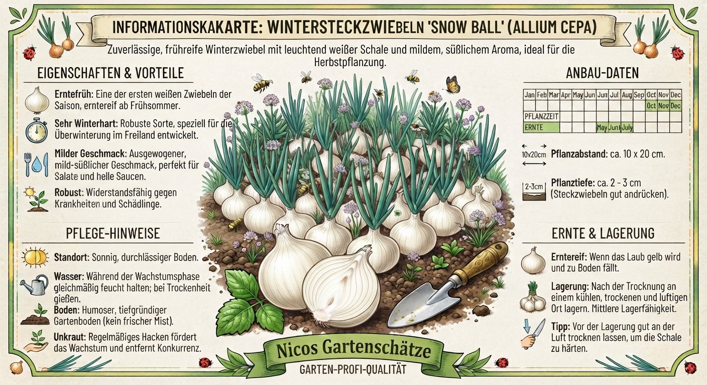 Wintersteckzwiebeln Snow Ball (250 g)